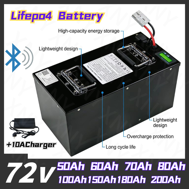 72V 40Ah Lifepo4 Battery Pack - แบตเตอรี่ลิเธียม XNY-72V LifePo4 50Ah 60AH 80AH
