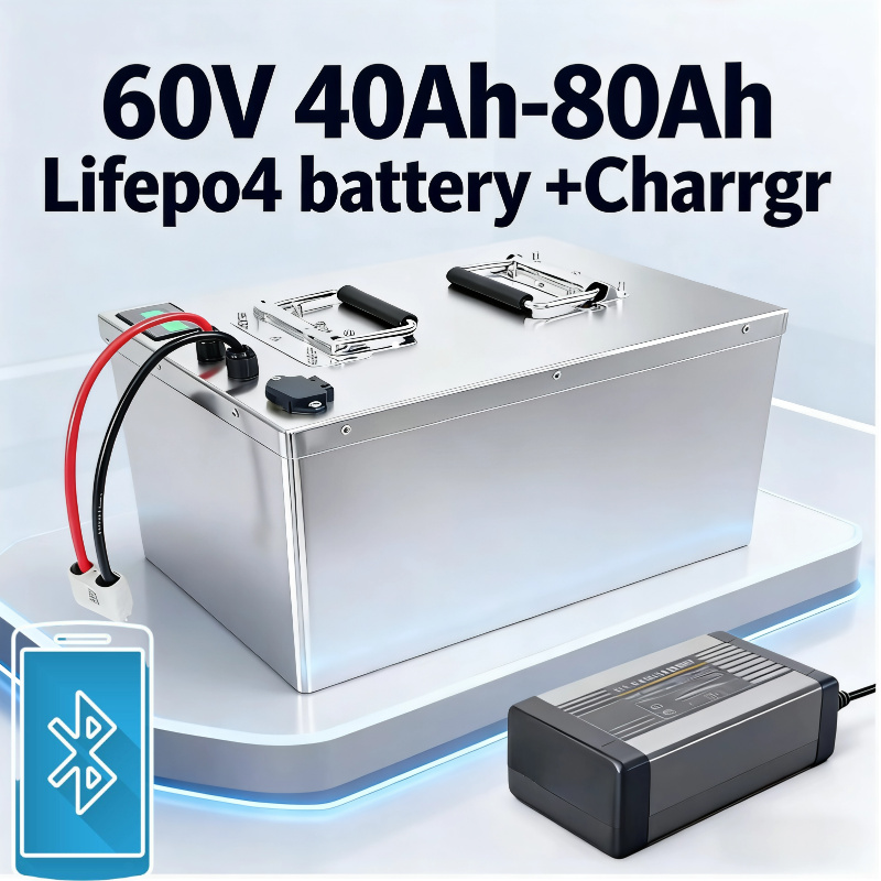 60V 50Ah Electric Scooter Battery - แบตเตอรี่ลิเธียมไอออนฟอสเฟต 60V 40Ah 50Ah 60Ah 70Ah