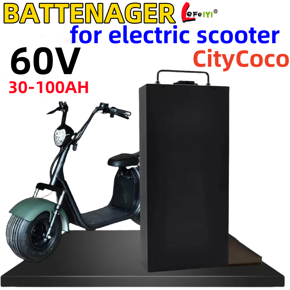 60V 50Ah Electric Scooter Battery - Harley Citycoco 60v 100Ah รถจักรยานยนต์ไฟฟ้ากันน้ํา 18650