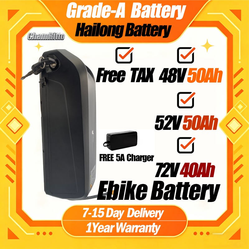 60V 50Ah Electric Scooter Battery - แบตเตอรี่จักรยานไฟฟ้า 48V 50AH 52V 36V 30AH
