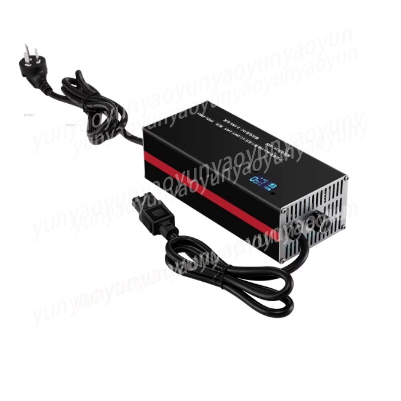 72V 15A Fast Charger - เครื่องชาร์จแบตเตอรี่ลิเธียมแบบปรับได้ 48V 60V 72V 10A 15A
