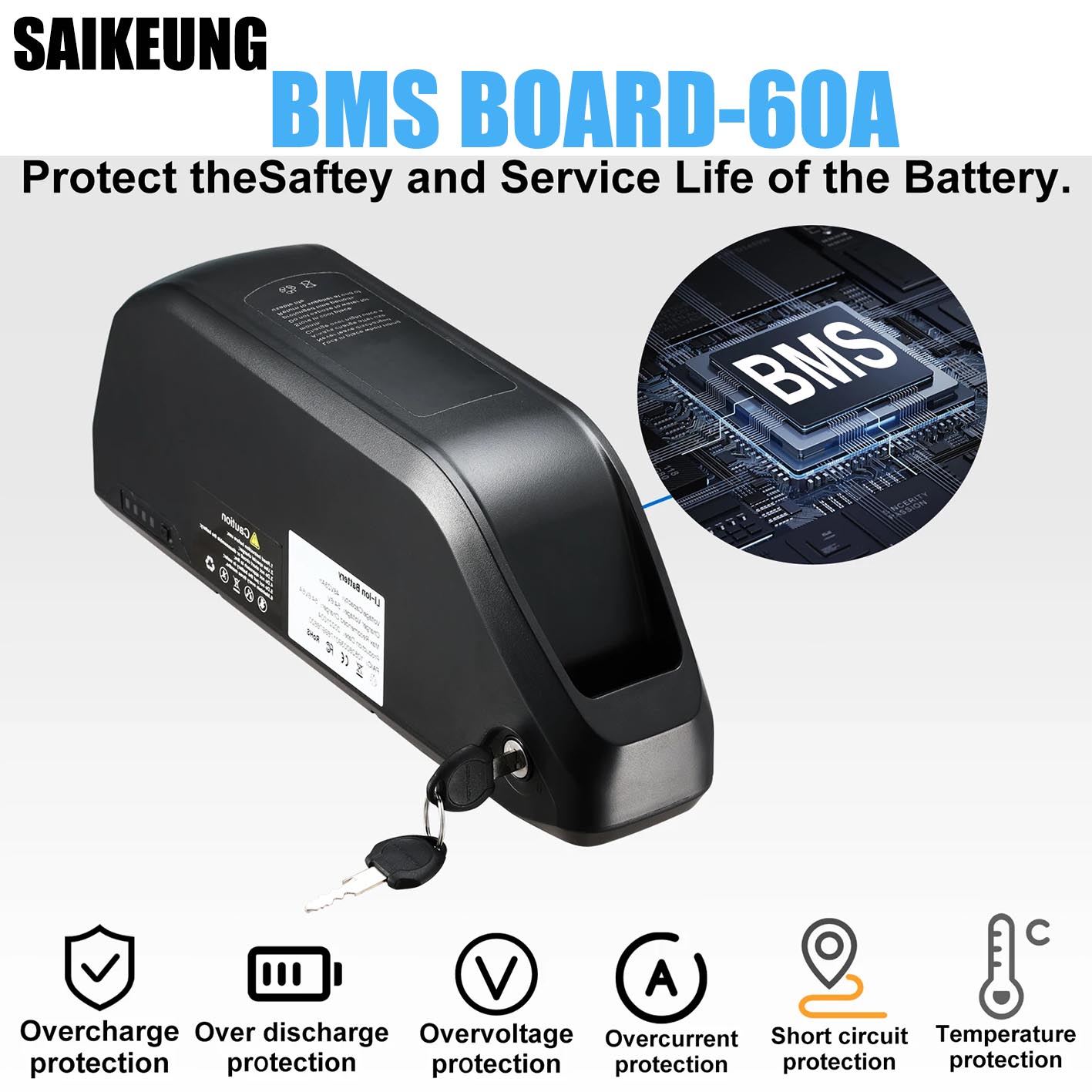 72V 40Ah Lifepo4 Battery Pack - แบตเตอรี่จักรยานไฟฟ้า 52V 45AH รุ่น 21700 60V