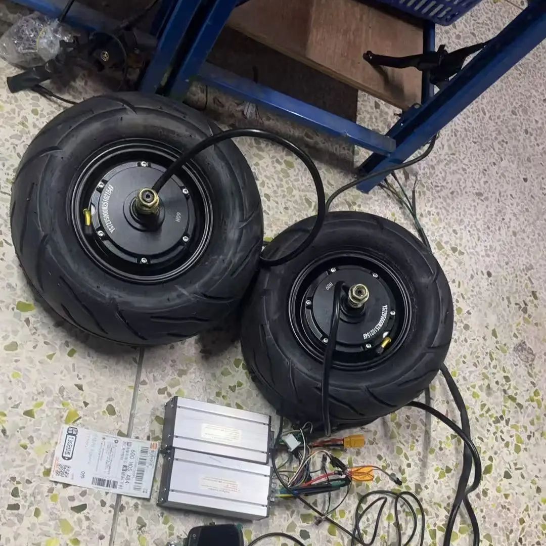 13 Inch 72V 5000W Brushless Motor - มอเตอร์ฮับกำลังสูง 4000W 5000W 6000W 60-แม่เหล็ก 72V