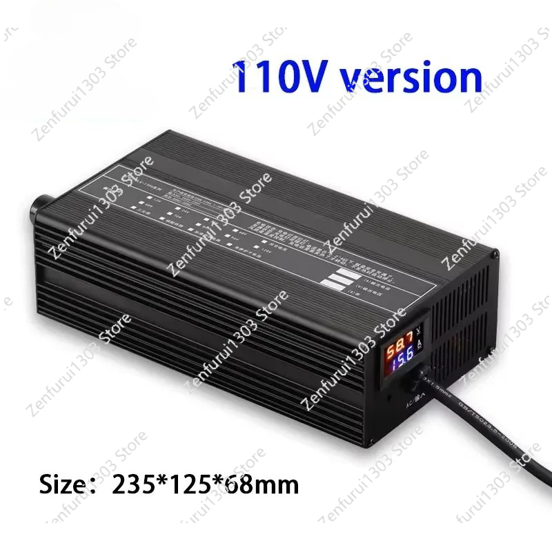 72V 15A Fast Charger - เครื่องชาร์จแบตเตอรี่ลิเธียม 1A - 15A 36V 48V