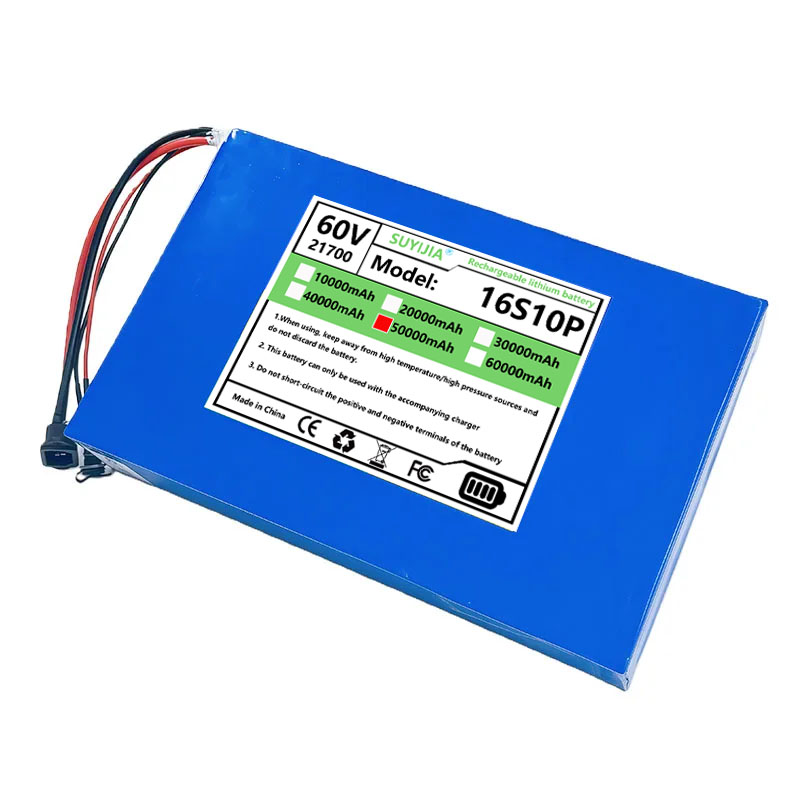ใหม่ 60V 50Ah 40Ah 30Ah 20Ah 1 - 60V 50Ah Electric Scooter Battery บทวิจารณ์และราคา