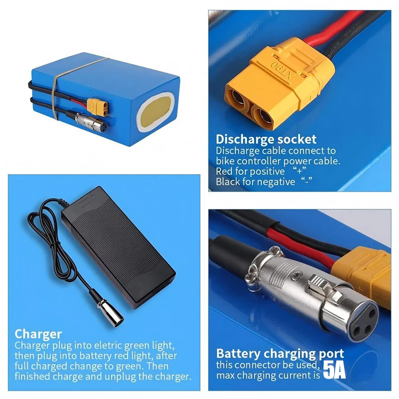 แบตเตอรี่จักรยานไฟฟ้า 60V 72V  - 72V 50Ah 21700 Lithium Battery บทวิจารณ์และราคา