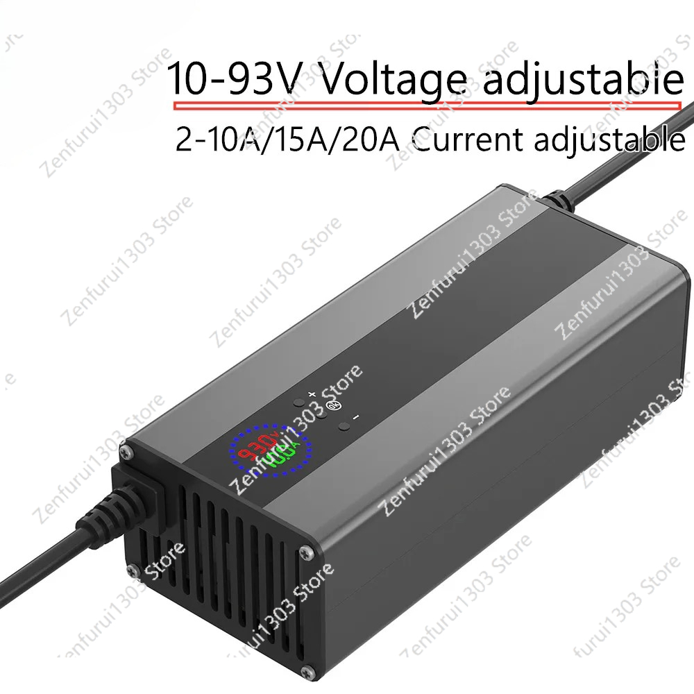 เครื่องชาร์จแบตเตอรี่ลิเธียม L - 72V 15A Fast Charger บทวิจารณ์และราคา
