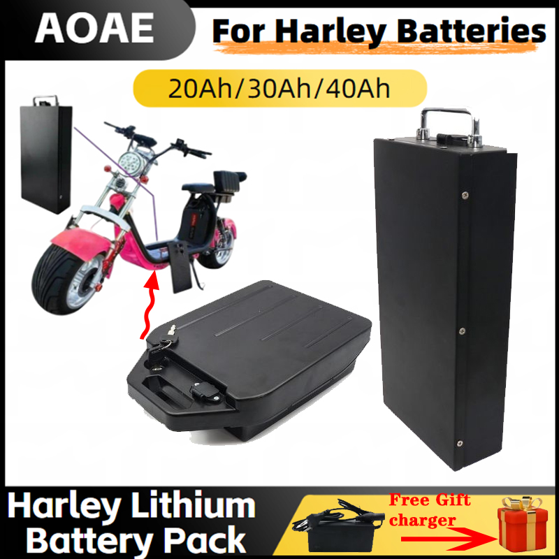 แบตเตอรี่ฮาร์เลย์ 100% แท้ 60V - 60V 50Ah Electric Scooter Battery บทวิจารณ์และราคา