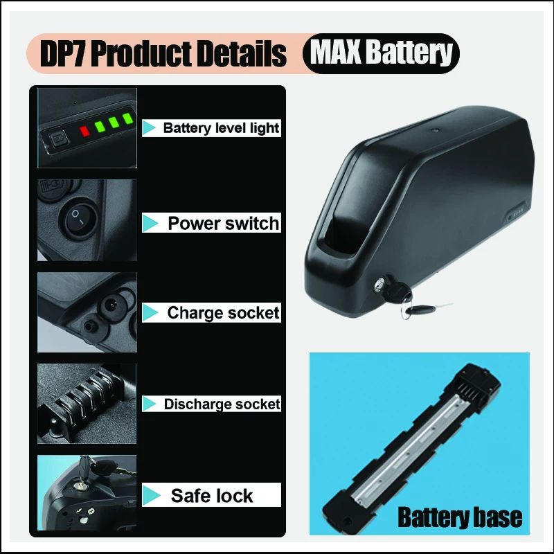 แบตเตอรี่จักรยานไฟฟ้า Polly รุ - 72V 50Ah 21700 Lithium Battery บทวิจารณ์และราคา