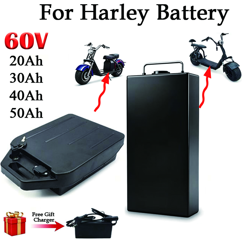 สำหรับแบตเตอรี่ฮาร์เลย์ 60V 20 - 60V 50Ah Electric Scooter Battery บทวิจารณ์และราคา