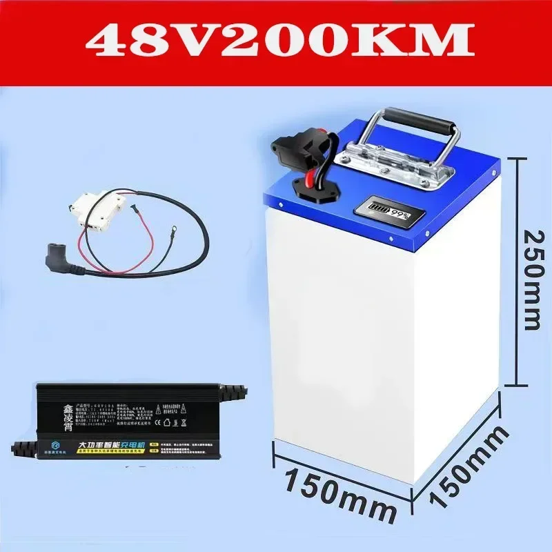 แบตเตอรี่ลิเธียม 72V 60V 48V ค - 60V 50Ah Electric Scooter Battery บทวิจารณ์และราคา