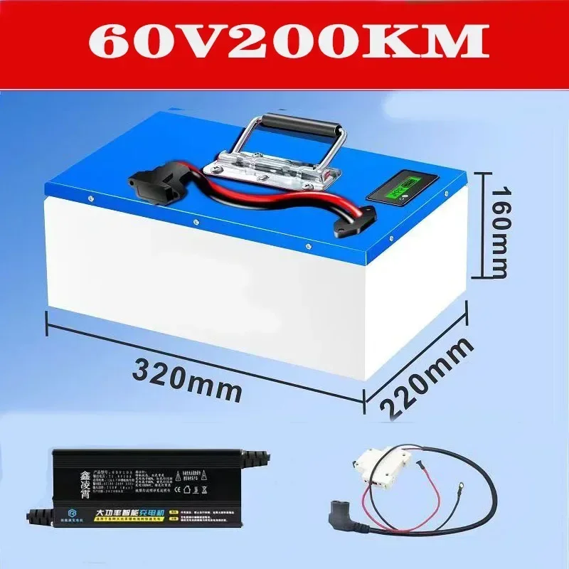 แบตเตอรี่ลิเธียม 72V 60V 48V ค - 60V 50Ah Electric Scooter Battery บทวิจารณ์และราคา