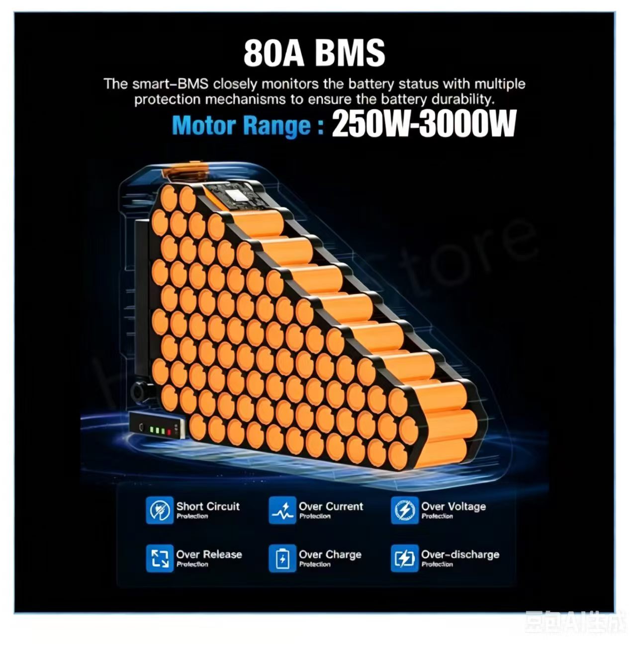 จักรยานไฟฟ้า 36v 48v 52v 2000w - 72V 50Ah 21700 Lithium Battery บทวิจารณ์และราคา