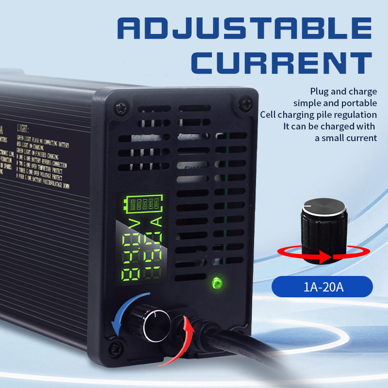 เครื่องชาร์จแบตเตอรี่ลิเธียมแบ - 72V 15A Fast Charger บทวิจารณ์และราคา