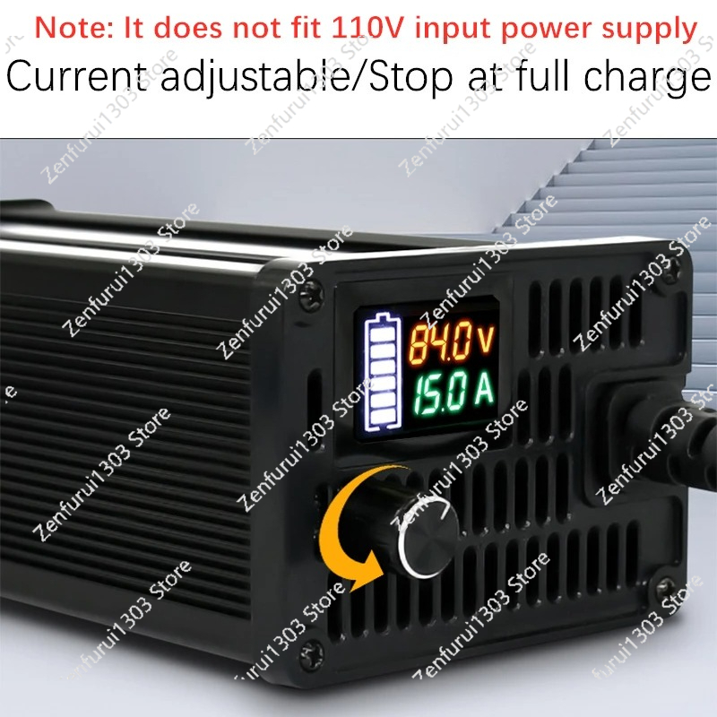 เครื่องชาร์จแบตเตอรี่ลิเธียม L - 72V 15A Fast Charger บทวิจารณ์และราคา
