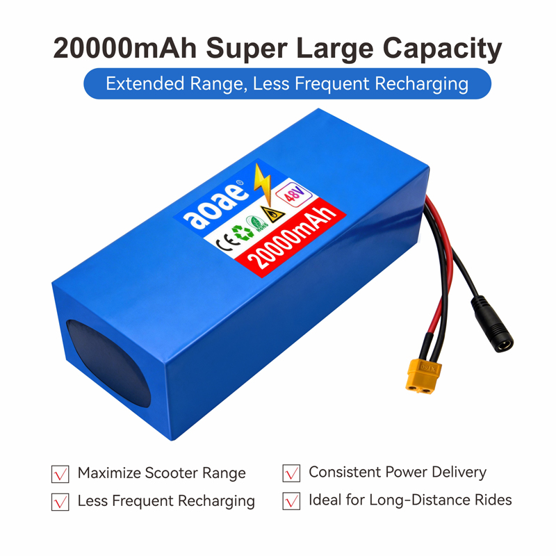 แบตเตอรี่สกู๊ตเตอร์ไฟฟ้า 48V 1 - 60V 50Ah Electric Scooter Battery บทวิจารณ์และราคา