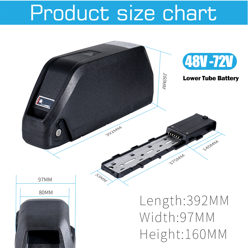 แบตเตอรี่จักรยานไฟฟ้า 48V 30AH - 72V 50Ah 21700 Lithium Battery บทวิจารณ์และราคา